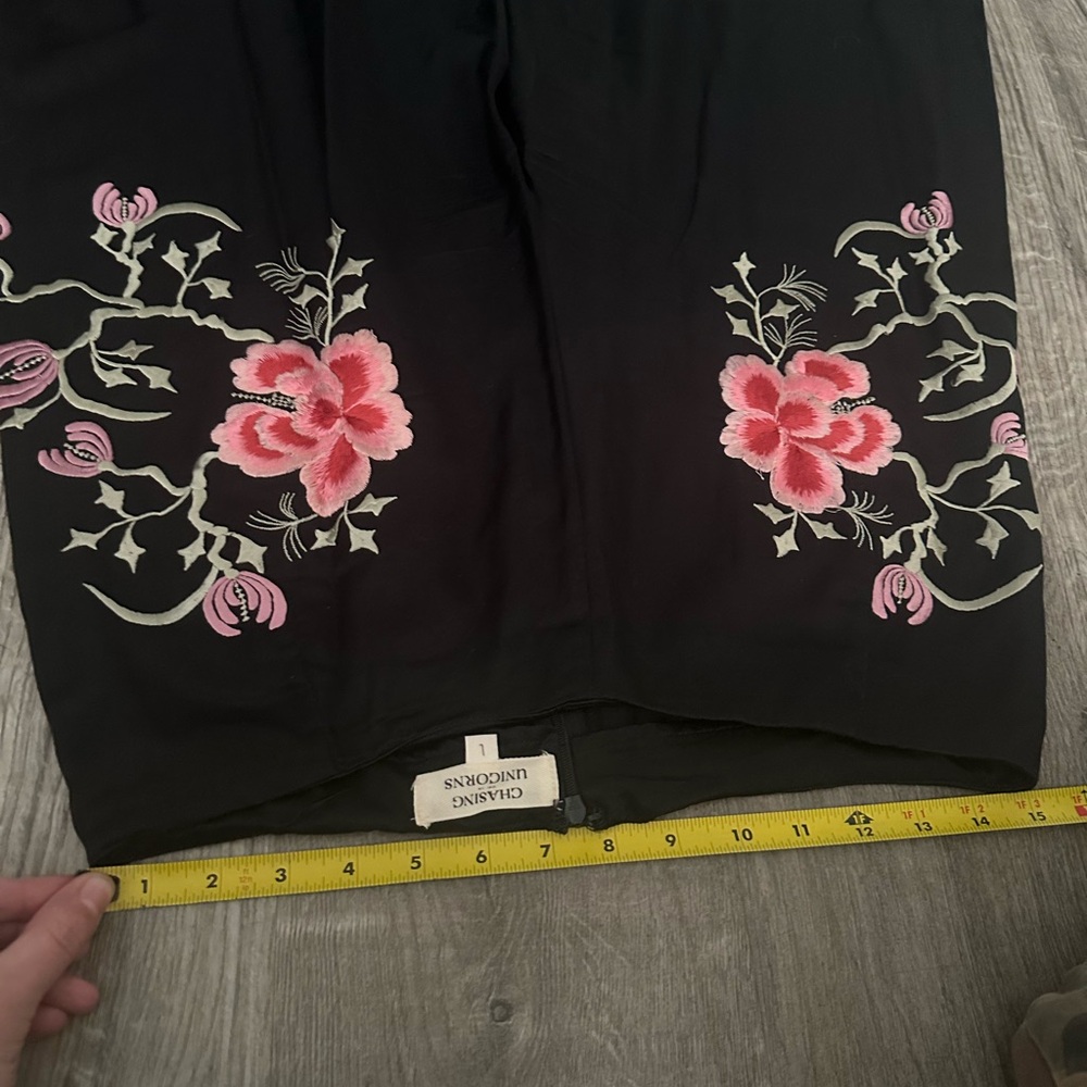 Chasing unicorns satin embroidered pants! New pics on hold - Picture 11 of 14